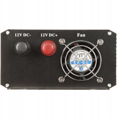 Invertor tensioni Europower INV/12/600/PS/S, 600W, 12V në 230V, gri