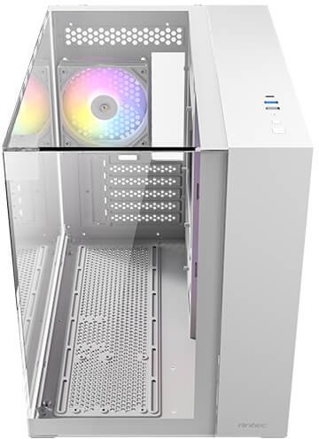 Kasa gaming Antec CX600M Trio, mini tower, ARGB, e bardhë