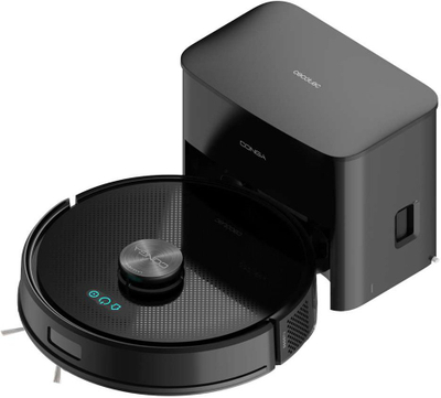 Robot fshesë Cecotec Conga Y50, navigim lazer, kontroll me aplikacion, i zi