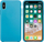Mbështjellëse silikoni për iPhone X, XS, e kaltër