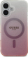 Mbulesë telefoni Guess GUHMP16MHGRCELP për iPhone 16 Plus 6.7", hardcase me xixa, rozë