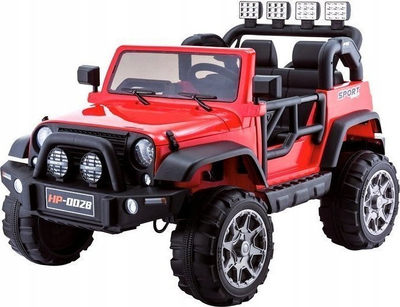 Makina elektrike për kalamoj Lean Cars Jeep HP012, me bateri, e kuqe