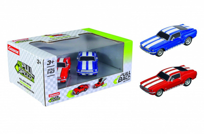 Set makina garuese Carrera Ford Mustang 67 Twinpack, 2 copë, shumëngjyrësh