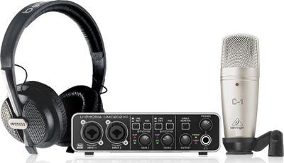 Set studio Behringer U-Phoria Studio Pro, USB, 24bit 192kHz, i zi