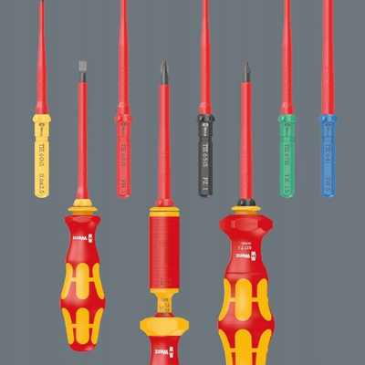 Set kaçavidash Wera Kraftform Kompakt VDE 18 Universal 1, 18 copë, i izoluar 1000V