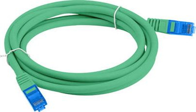 Kabllo rrjeti Lanberg Patchcord CAT.6A S FTP LSZH, 1m, 500MHz, jeshile