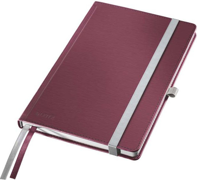 Fletore Leitz Hardcover A5, me kapak të fortë, bordo