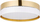 Plafonierë tavani TK Lighting Hilton 4772, 4xE27, metal tekstil, e bardhë me ar