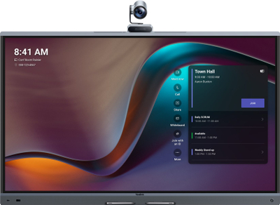Panel interaktiv Yealink MeetingBoard 86 Pro MB86Pro-A02, 86", 4K, i bardhë