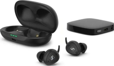 Kufje wireless Sennheiser TV Clear Set, in ear, Bluetooth, të zeza