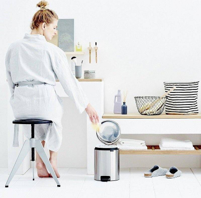 Kosh pedale Brabantia NewIcon, 1.4 gal, çelik mat