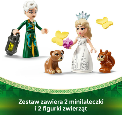 Set dekorativ fantazi Glindas Wedding Day, me lodra fluturash, shumëngjyrësh