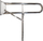 Shufër mbajtëse palosëse Sourcing HD-05-PL, 76 cm, çelik inox 304, ngjyrë argjend