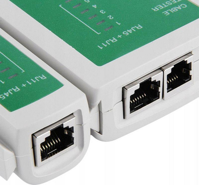 Testues kabllosh K272, RJ45 RJ12, autoscan, i bardhë