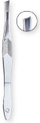 Пинцета за веѓи Топ Чојс Slanted Tweezers 7316, коса врвка, метална, сребрена