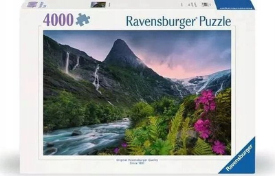 Puzzle Ravensburger Stunning Mountain Vibes, 4000 copa