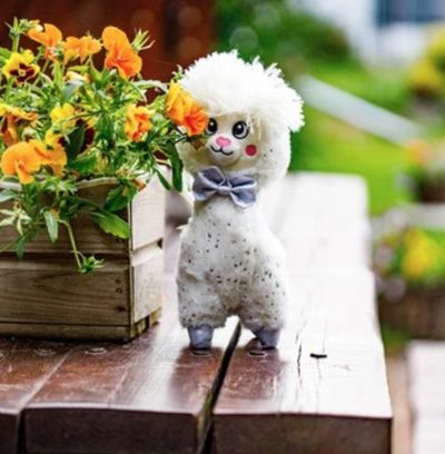Lodër pelushi INNOGIO Alpaca Soft, 30 cm, gri