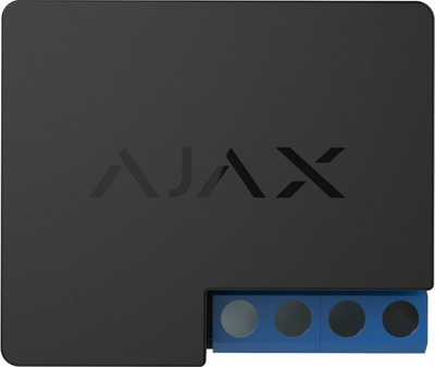 Relé me radio Ajax Relay, kontakt pa portë, 230V, e zezë