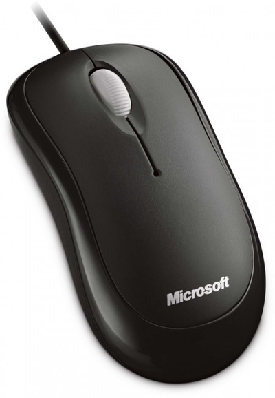Глушец Microsoft Basic Optical 4YH-00007, со кабел, црн