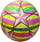 Top gome Swede Rubber Ball MIX, shumëngjyrësh, për kalamaj