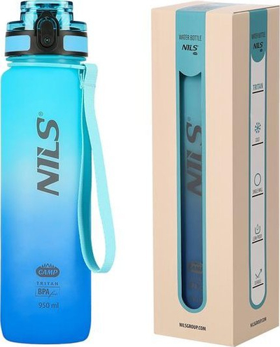 Shishe uji për fëmijë NILS CAMP NCD04, 950 ml, tritan, me infuzer frutash