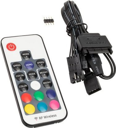 Kontrollues RGB Kolink Inspire L2, LED Strip 36 cm, 4-pin 12V, me SATA