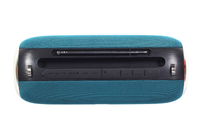Портабилен звучник Gembird SPK-BT-17-G, Bluetooth, FM радио, зелен