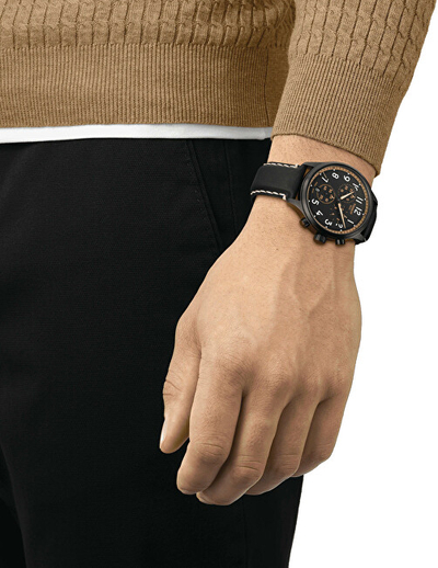 Orë për meshkuj Tissot Chrono XL Vintage T116.617.36.052.02, e zezë