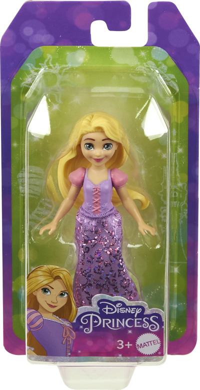Kukullë e vogël Mattel Disney Princess, 9 cm, me nyje që lëvizin, shumëngjyrëshe