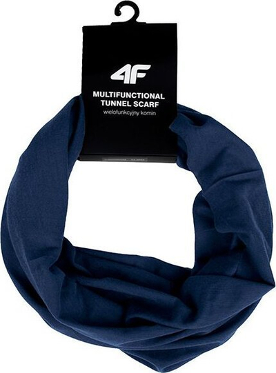 Shall multifunksional 4F U021, tub elastik, poliestër, blu e errët