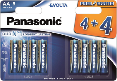 Bateri Panasonic AA / R6, 8 copë