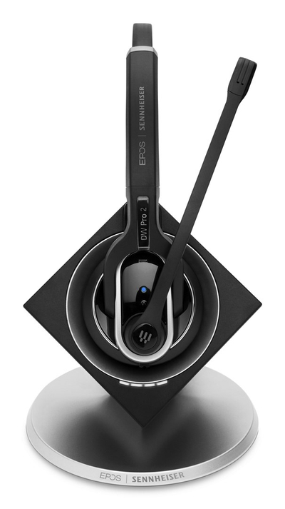 Kufje wireless EPOS | SENNHEISER IMPACT DW Pro 2 PHONE, 12 orë, të zeza/argjendtë