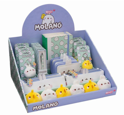 Kuti lapsash Nici Molang NIC61178, me zinxhir, e bardhë