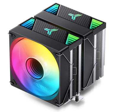 Ftohës CPU Jonsbo CR-3000, dual tower, 2x 120mm ARGB, i zi