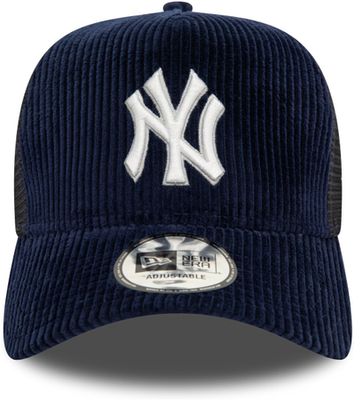 Kapelë New Era New York Yankees MLB 9FORTY E Frame Trucker, korduroy, e kaltër