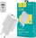 Karikues muri DENMEN DC26, 20W, USB dhe USB C, i bardhë