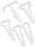 Mbajtëse kabllosh Elektro-Plast Quick Mount Bracket USMP-2, për kabllo YDYp 2x1.5 2x2.5, e bardhë