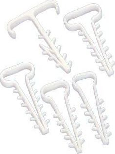 Mbajtëse kabllosh Elektro-Plast Quick Mount Bracket USMP-2, për kabllo YDYp 2x1.5 2x2.5, e bardhë