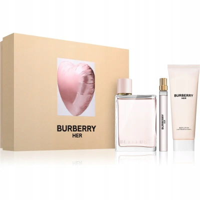 Set parfumi Burberry Her për goca, EDP 100ml, locion trupi 75ml, rozë