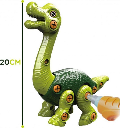 Lodër me ndërtime dinosauri Woopie, 31 copa, për kalamaj nga 3 vjeç e lart