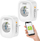Set priza të zgjuara WiFi Gosund SP1 H, Apple HomeKit, 16A, të bardha