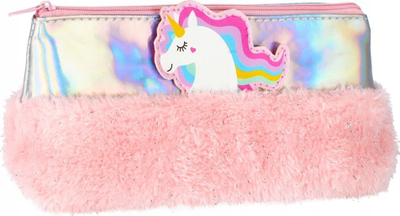 Пенкало футрола Starpak Plush Pouch Unicorn 490749, со патент, многубојна
