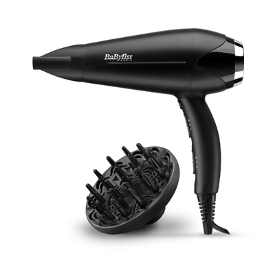 Tharëse flokësh BaByliss D572DE, 2200W, jonizim, e zezë