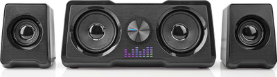 Bokse gaming Nedis, 2.2, 48W, LED, USB, të zeza