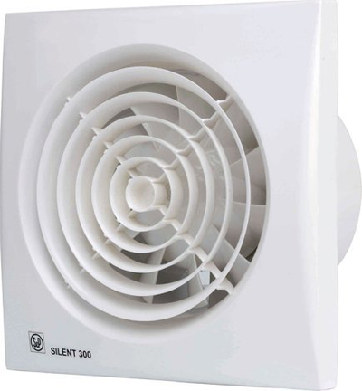 Ventilator banjo Soler &amp; Palau SILENT 300, me timer, i bardhë