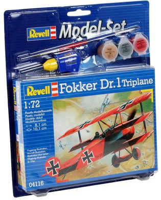 Set për ndërtim me xhingla-mingla Revell Fokker Dr.1 Triplane