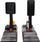 Pedale sim racing Asetek Forte, USB, PC, të zeza