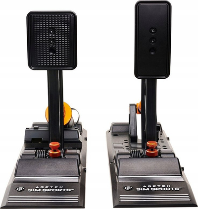 Pedale sim racing Asetek Forte, USB, PC, të zeza
