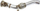 Downpipe TurboWorks BMW E60 E90 330D 325D 530D M57N2, çelik inox, DECAT