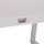 Tavolinë anësore oborri Homemania Lounger Sentry HM6275.01, alumin, 87x43.5x45 cm, e bardhë